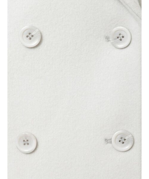 MERCURYDUO（マーキュリーデュオ）の「ウールコクーンダブルコート（ブルゾン・レディース・アイボリー/ミント・FREE）」の17枚目の写真