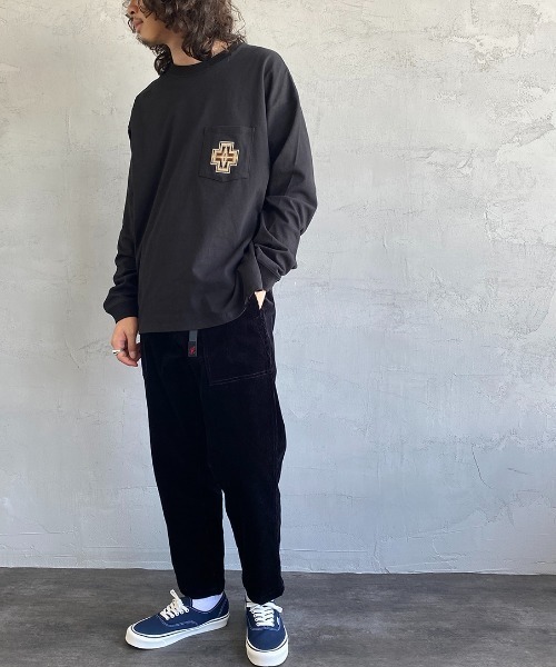 PENDLETON（ペンドルトン）の「[PENDLETON/ペンドルトン] ポケット刺繍ロンT（Tシャツ/カットソー・レディース・ブラック/ベージュ/オフホワイト・M/L）」の12枚目の写真