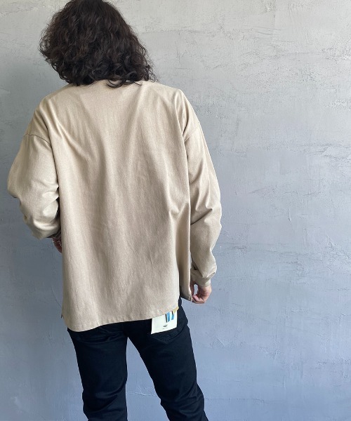 PENDLETON（ペンドルトン）の「[PENDLETON/ペンドルトン] ポケット刺繍ロンT（Tシャツ/カットソー・レディース・ブラック/ベージュ/オフホワイト・M/L）」の8枚目の写真