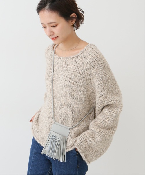 Spick & Span(スピックアンドスパン)の「#【YAHKI】W FACEフリンジスマートフォンケース(ショルダーバッグ・レディース・チャコールグレー/ブラック・FREE)」の18枚目の写真