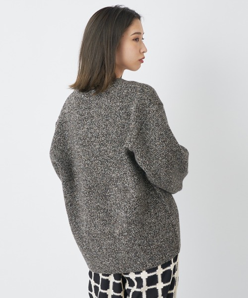 CIAOPANIC（チャオパニック）の「【So_lemn/ソレム】ミラノリブカーディガン（カーディガン/ボレロ・レディース・ブラウン/グレー・FREE）」の3枚目の写真