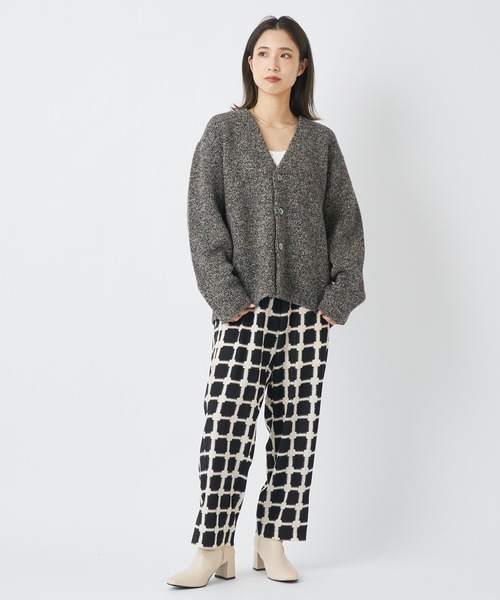 CIAOPANIC（チャオパニック）の「【So_lemn/ソレム】ミラノリブカーディガン（カーディガン/ボレロ・レディース・ブラウン/グレー・FREE）」の12枚目の写真