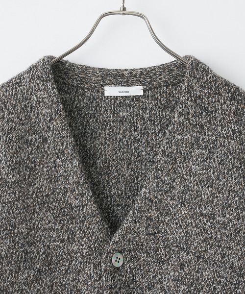 CIAOPANIC（チャオパニック）の「【So_lemn/ソレム】ミラノリブカーディガン（カーディガン/ボレロ・レディース・ブラウン/グレー・FREE）」の19枚目の写真