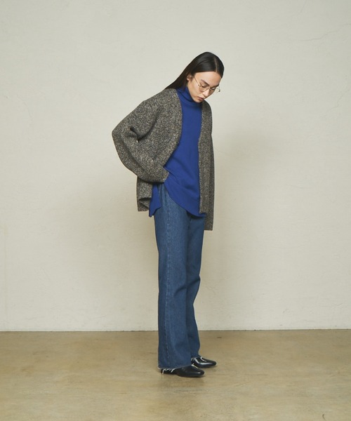 CIAOPANIC（チャオパニック）の「【So_lemn/ソレム】ミラノリブカーディガン（カーディガン/ボレロ・レディース・ブラウン/グレー・FREE）」の21枚目の写真