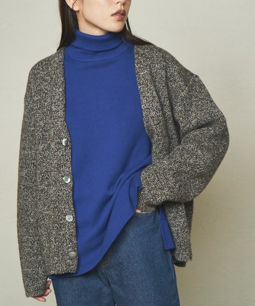 CIAOPANIC（チャオパニック）の「【So_lemn/ソレム】ミラノリブカーディガン（カーディガン/ボレロ・レディース・ブラウン/グレー・FREE）」の20枚目の写真