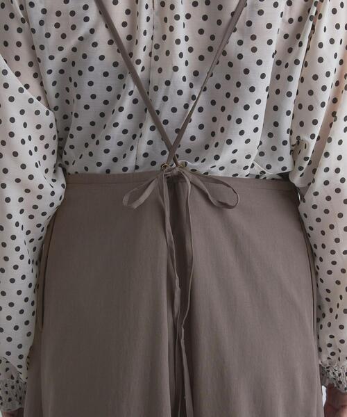 green label relaxing（グリーンレーベルリラクシング）の「ナロー フレア キャミ ワンピース（ワンピース・レディース・ブラック/ピンク/モカ・FREE）」の13枚目の写真