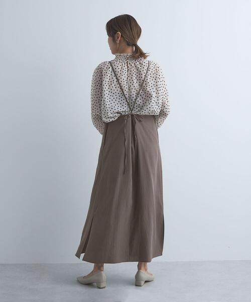 green label relaxing（グリーンレーベルリラクシング）の「ナロー フレア キャミ ワンピース（ワンピース・レディース・ブラック/ピンク/モカ・FREE）」の5枚目の写真