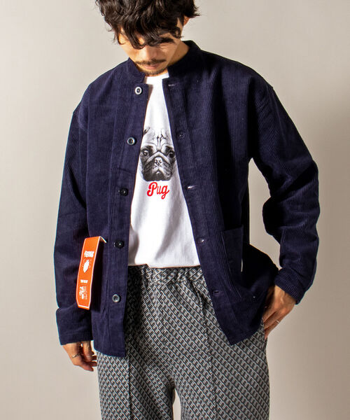 FREDY MAC（フレディーマック）の「【WEB限定】【FREDYMAC/フレディマック】コーデュロイ シェフカバーオール（ブルゾン・メンズ・ブラック/ベージュ/ネイビー/オレンジ/アイボリー/ワイン・MEDIUM/LARGE）」の5枚目の写真