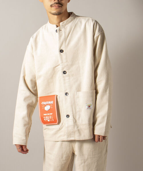 FREDY MAC（フレディーマック）の「【WEB限定】【FREDYMAC/フレディマック】コーデュロイ シェフカバーオール（ブルゾン・メンズ・ブラック/ベージュ/ネイビー/オレンジ/アイボリー/ワイン・MEDIUM/LARGE）」の19枚目の写真