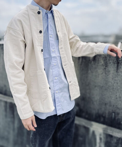 FREDY MAC（フレディーマック）の「【WEB限定】【FREDYMAC/フレディマック】コーデュロイ シェフカバーオール（ブルゾン・メンズ・ブラック/ベージュ/ネイビー/オレンジ/アイボリー/ワイン・MEDIUM/LARGE）」の21枚目の写真