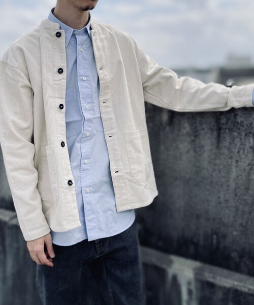 FREDY MAC（フレディーマック）の「【WEB限定】【FREDYMAC/フレディマック】コーデュロイ シェフカバーオール（ブルゾン・メンズ・ブラック/ベージュ/ネイビー/オレンジ/アイボリー/ワイン・MEDIUM/LARGE）」の22枚目の写真