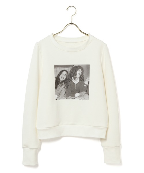 MADEMOISELLE ROPE'（マドモアゼル ロペ）の「【JOSEPH SZABO×VTA】フォトプリントパフスリーブスウェット（スウェット・レディース・ホワイト/ブラック/ホワイト系その他・FREE）」の22枚目の写真