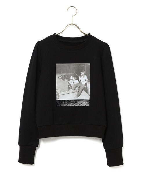 MADEMOISELLE ROPE'（マドモアゼル ロペ）の「【JOSEPH SZABO×VTA】フォトプリントパフスリーブスウェット（スウェット・レディース・ホワイト/ブラック/ホワイト系その他・FREE）」の17枚目の写真