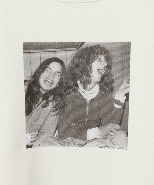 MADEMOISELLE ROPE'（マドモアゼル ロペ）の「【JOSEPH SZABO×VTA】フォトプリントパフスリーブスウェット（スウェット・レディース・ホワイト/ブラック/ホワイト系その他・FREE）」の21枚目の写真