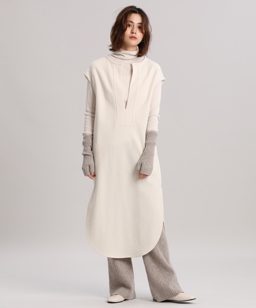 YVON（イヴォン）の「《YVON》ホールガーメント(R)ニットパンツ（その他パンツ・レディース・ブラウン/モカ・9号）」の3枚目の写真