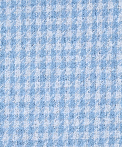 WC（ダブル シー）の「カラー千鳥柄ジャケット（ブルゾン・レディース・ブラック/グリーン/サックスブルー・FREE）」の11枚目の写真