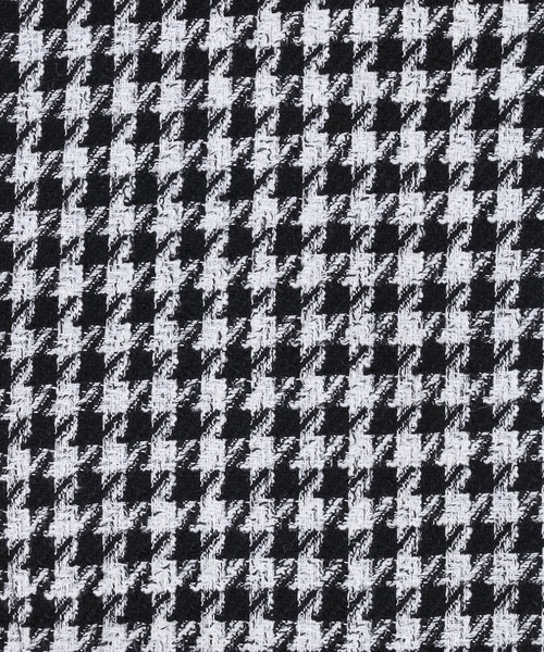 WC（ダブル シー）の「カラー千鳥柄ジャケット（ブルゾン・レディース・ブラック/グリーン/サックスブルー・FREE）」の6枚目の写真