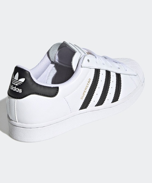 adidas（アディダス）の「スーパースター [Superstar] アディダスオリジナルス（スニーカー・レディース・ブラック×ホワイト/ホワイト×ブラック・25.5cm/24.0cm/26.5cm/22.5cm/23.5cm/26.0cm/22.0cm/23.0cm/25.0cm/24.5cm）」の3枚目の写真