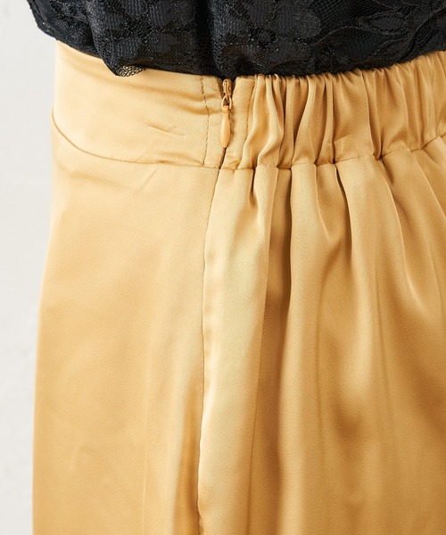 MIIA（ミーア）の「サテンタイトスカート（スカート・レディース・ブラック/イエロー/ピンク・FREE）」の13枚目の写真