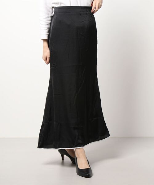 MIIA（ミーア）の「サテンタイトスカート（スカート・レディース・ブラック/イエロー/ピンク・FREE）」の18枚目の写真