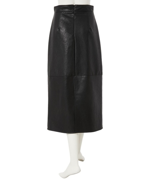 fifth(フィフス)の「後ろスリットフェイクレザースカート(スカート・レディース・ブラック/アイボリー/キャメル・SMALL/MEDIUM)」の10枚目の写真
