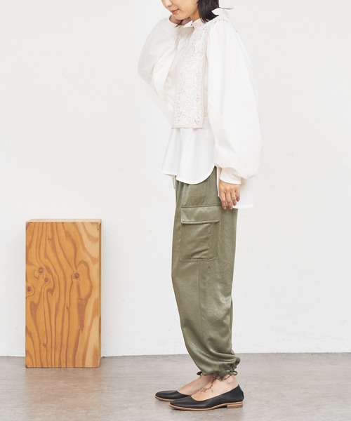 BONbazaar(ボンバザール)の「オータムレースベスト(ベスト・レディース・ブラウン/オフホワイト・FREE)」の19枚目の写真