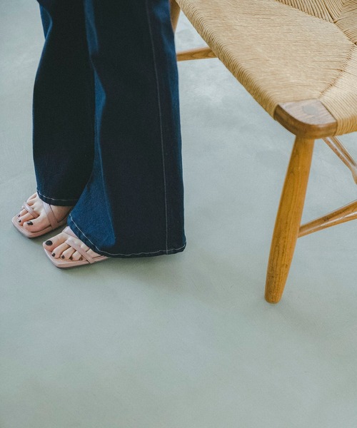 FREE'S MART（フリーズマート）の「【Sシリーズ対応】◇内スリットベルボトムデニムパンツ（デニムパンツ・レディース・ブラック/ワンウォッシュ/ブルー系その他2/ホワイト系その他/ブラウン・X-SMALL/SMALL/MEDIUM）」の16枚目の写真