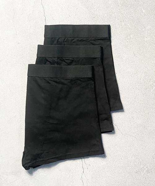 COMMON WARE（コモンウェアー）の「Chevalian：綿95% メンズ ボクサーパンツ 3枚 セット（ボクサーパンツ・メンズ・チャコールグレー/レッド/マルチ/ブラック・X-LARGE/LARGE/MEDIUM/SMALL）」の11枚目の写真