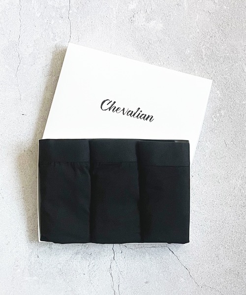 COMMON WARE（コモンウェアー）の「Chevalian：綿95% メンズ ボクサーパンツ 3枚 セット（ボクサーパンツ・メンズ・チャコールグレー/レッド/マルチ/ブラック・X-LARGE/LARGE/MEDIUM/SMALL）」の15枚目の写真