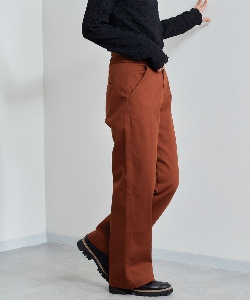 cepo（セポ）の「センターステッチ ストレッチトラウザー（その他パンツ・レディース・ベージュ/オレンジ/ブルー/カーキ・S/M）」の6枚目の写真