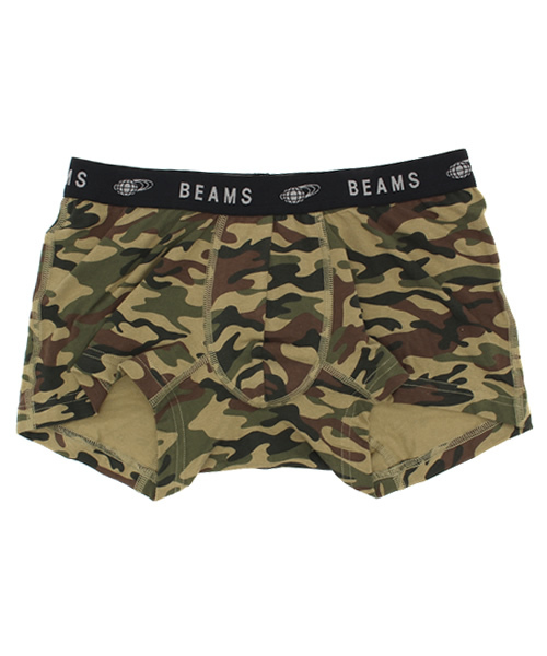 Beams ビームス の Beams カモ柄ローライズボクサー ボクサーパンツ Wear