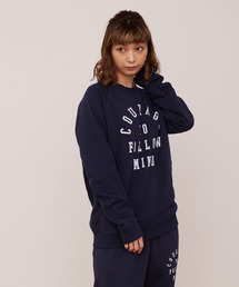 【BLUE STANDARD/ブルースタンダード】あったか裏ボア クルーネックスウェットトレーナー セットアップ可能商品