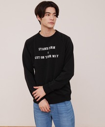 【BLUE STANDARD/ブルースタンダード】あったか裏ボア クルーネックスウェットトレーナー セットアップ可能商品