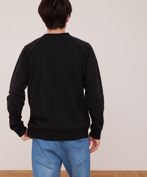 Blue Standard （ブルースタンダード）の「【BLUE STANDARD／ブルースタンダード】あったか裏ボア クルーネックスウェットトレーナー　セットアップ可能商品（スウェット・メンズ・ブラック/アイボリー/オフホワイト/ネイビー/オリーブ/チャコールグレー/ワイン/杢グレー・MEDIUM/LARGE/X-LARGE）」の22枚目の写真