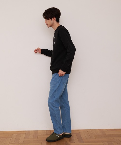 Blue Standard （ブルースタンダード）の「【BLUE STANDARD／ブルースタンダード】あったか裏ボア クルーネックスウェットトレーナー　セットアップ可能商品（スウェット・メンズ・ブラック/アイボリー/オフホワイト/ネイビー/オリーブ/チャコールグレー/ワイン/杢グレー・MEDIUM/LARGE/X-LARGE）」の18枚目の写真
