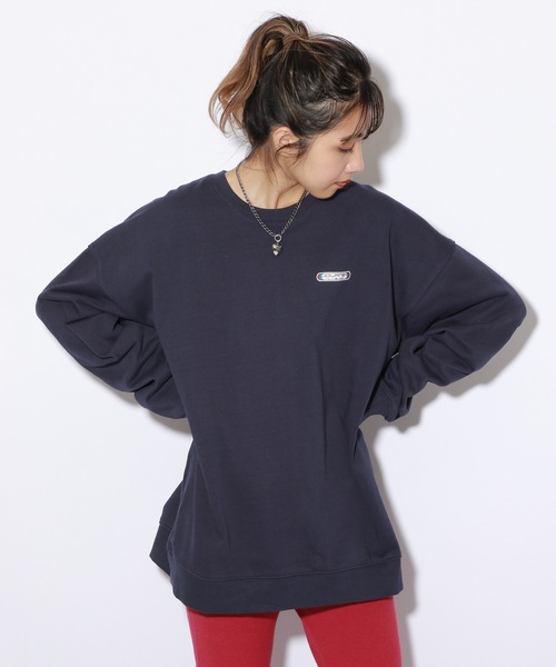 PBLIM（ページボーイリム）の「【PAGEBOYLIM】ステッカーフウスウェット（スウェット・レディース・オフホワイト/ネイビー・MEDIUM/LARGE）」の11枚目の写真