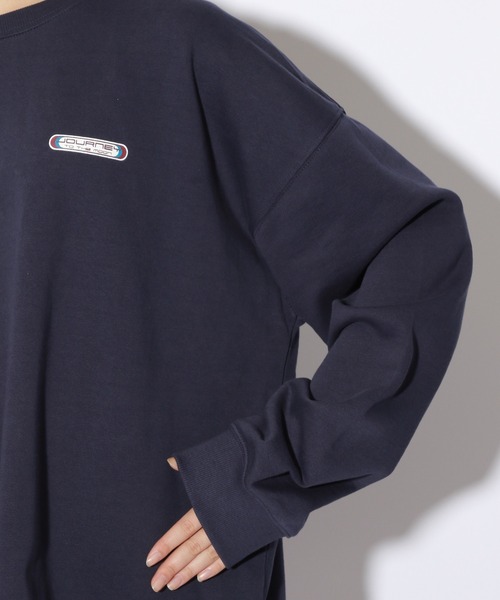 PBLIM（ページボーイリム）の「【PAGEBOYLIM】ステッカーフウスウェット（スウェット・レディース・オフホワイト/ネイビー・MEDIUM/LARGE）」の19枚目の写真