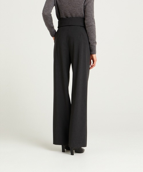 SISLEY（シスレー）の「ハイウエストリボン付きペーパーバッグデザインパンツ（その他パンツ・レディース・ブラック・40/38/42）」の5枚目の写真