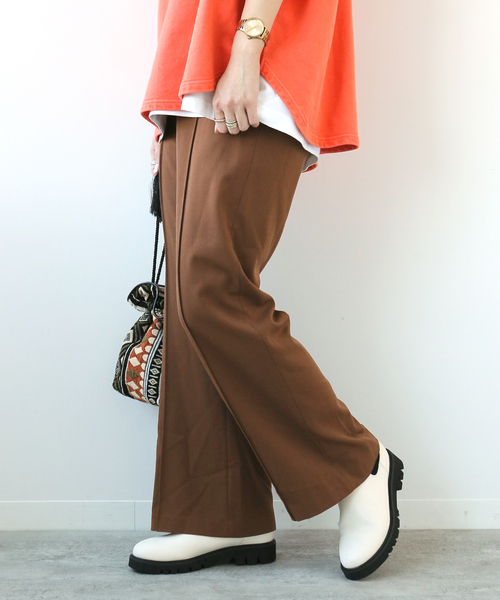 Simplicite(サンプリシテ)の「裏起毛センターシームパンツ◆(その他パンツ・レディース・ブラック/ブラウン/グリーン・SMALL/MEDIUM)」の2枚目の写真