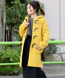 ブランド古着 レディースのダッフルコート イエロー 黄色系 古着通販 Zozoused