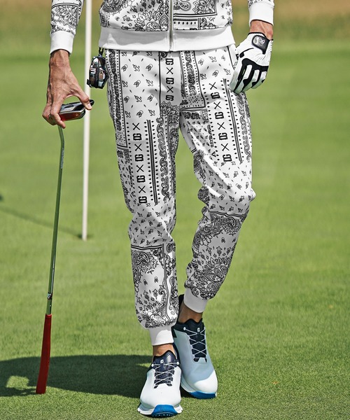 DIVINER GOLF】オリジナルゴルフペイズリージョガーパンツ ゴルフ