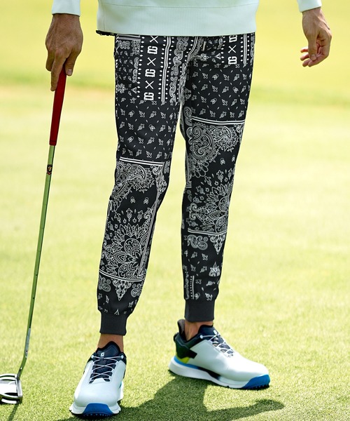DIVINER GOLF】オリジナルゴルフペイズリージョガーパンツ ゴルフ