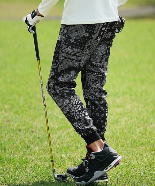 新品未使用【DIVINER GOLF】ディバイナーゴルフ ジョガーパンツ DIVINER GOLF】オリジナルゴルフペイズリージョガーパンツ