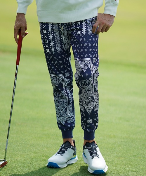 DIVINER GOLF】オリジナルゴルフペイズリージョガーパンツ ゴルフ