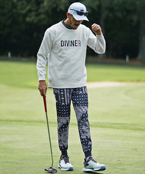 DIVINER GOLF】オリジナルゴルフペイズリージョガーパンツ ゴルフ