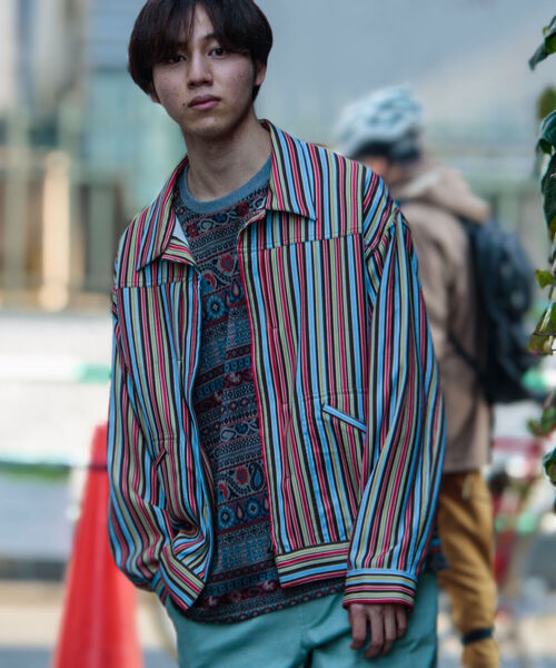 GLOSTER(グロスター)の「【GLOSTER/グロスター】Longchamp ヴィンテージプリント ブルゾン(ブルゾン・メンズ・ブラック系その他4/ベージュ系その他3/グリーン系その他2・MEDIUM/LARGE)」の21枚目の写真