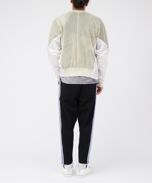 TOGA VIRILIS Mesh jersey cardigan