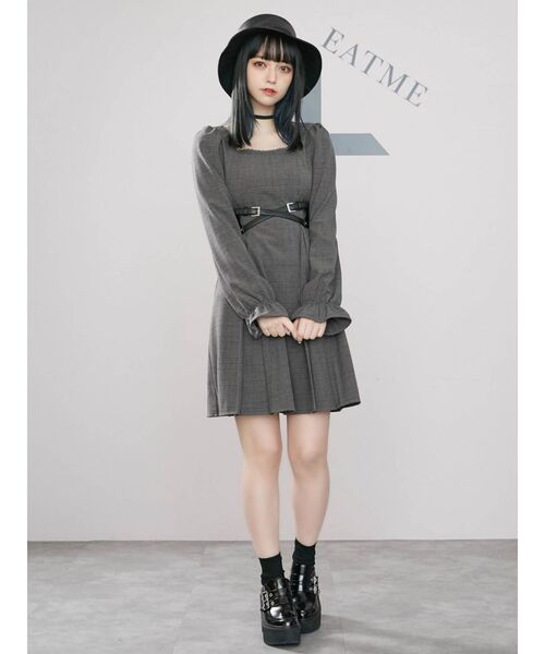 EATME(イートミー)の「ベルテッドバケットハット(ハット・レディース・ブラック・FREE)」の4枚目の写真