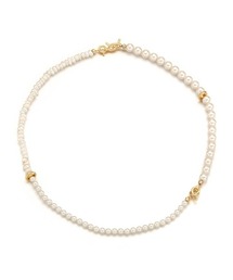 VINTAGE HOLLYWOOD | 【VINTAGE HOLLYWOOD】PEARL AND KNOTTED SPREAD NECKLACE / ヴィンテージハリウッド パール アンド パール ノット スプレッド ネックレス(ネックレス)