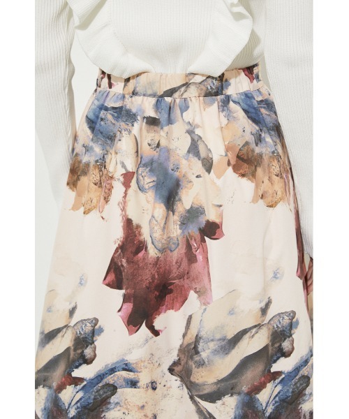 rienda（リエンダ）の「バルーンティアードフレアスカート（スカート・レディース・ブラック/ベージュ/アイボリー・SMALL/MEDIUM）」の11枚目の写真